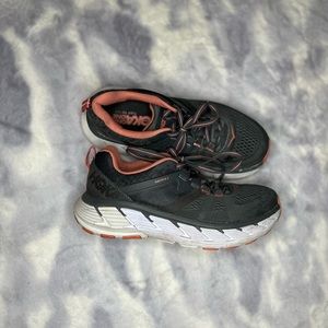 Hoka One One Gaviota 2 Gray and Pink Running shoes size 7.5